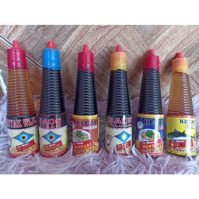 

Penyedap Rasa Makanan hemat isi 6 (Kecap,Saos,Minyak)