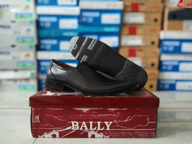 BALLY Sepatu Pantofel Kulit Asli