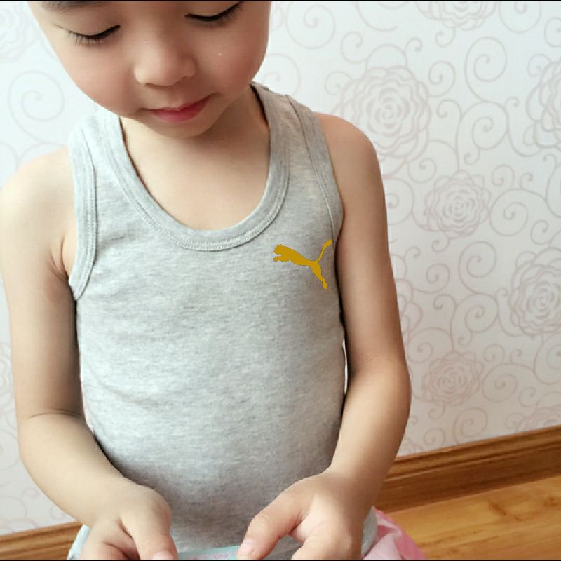 Singlet Anak JAGUAR GOLD Kaos Singlet Anak Usia 2-10th Singlet Anak Unisex Cotton Combed