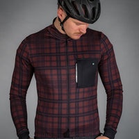 Jersey - BIEHLER GRAVEL LONG SLEEVE JERSEY - ROSE BROWN