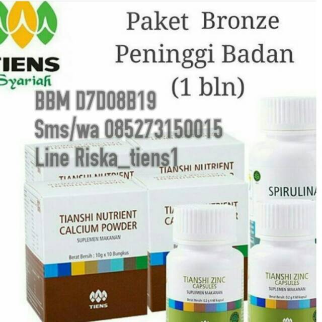 Paket peninggi badan Tiens