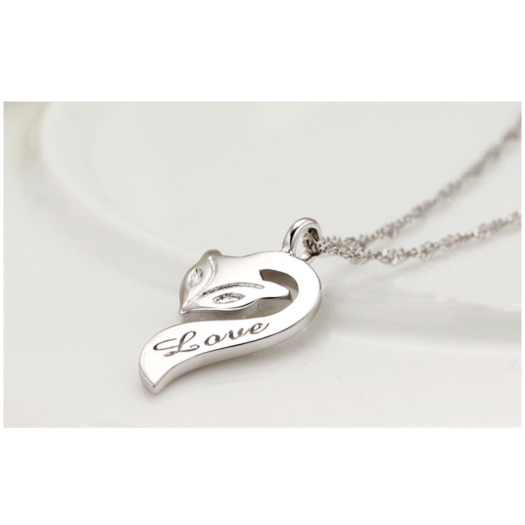 925 Perak Liontin Untuk Wanita A Fox (Tanpa rantai) Perhiasan Fashion