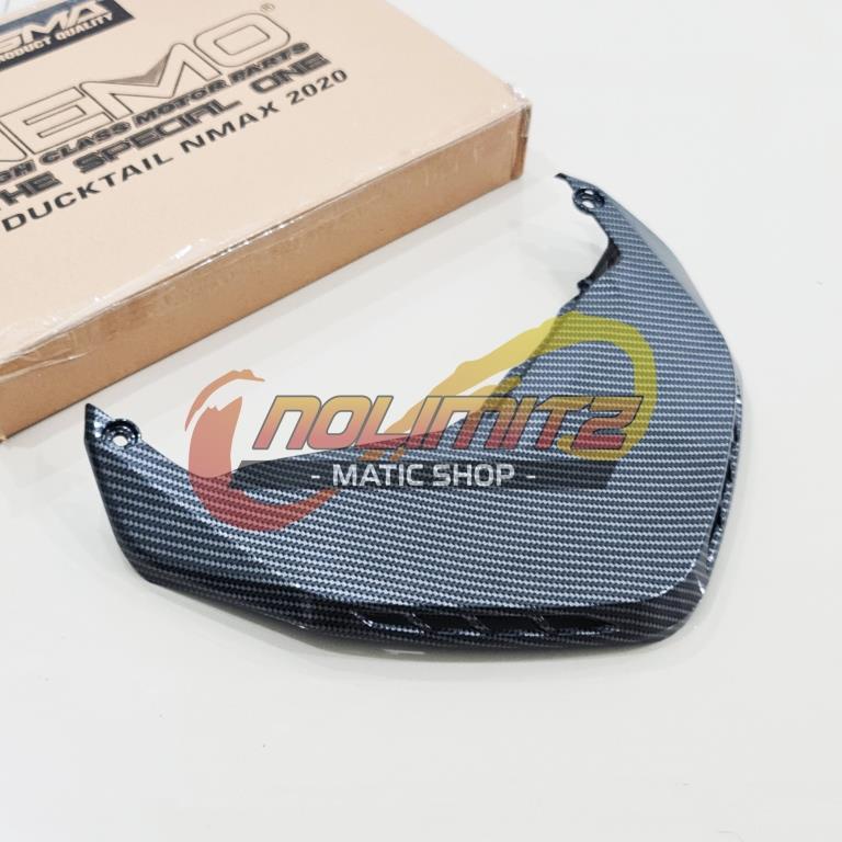 Cover Ducktail Cover Atas Lampu Belakang NEMO Carbon New NMAX Connected