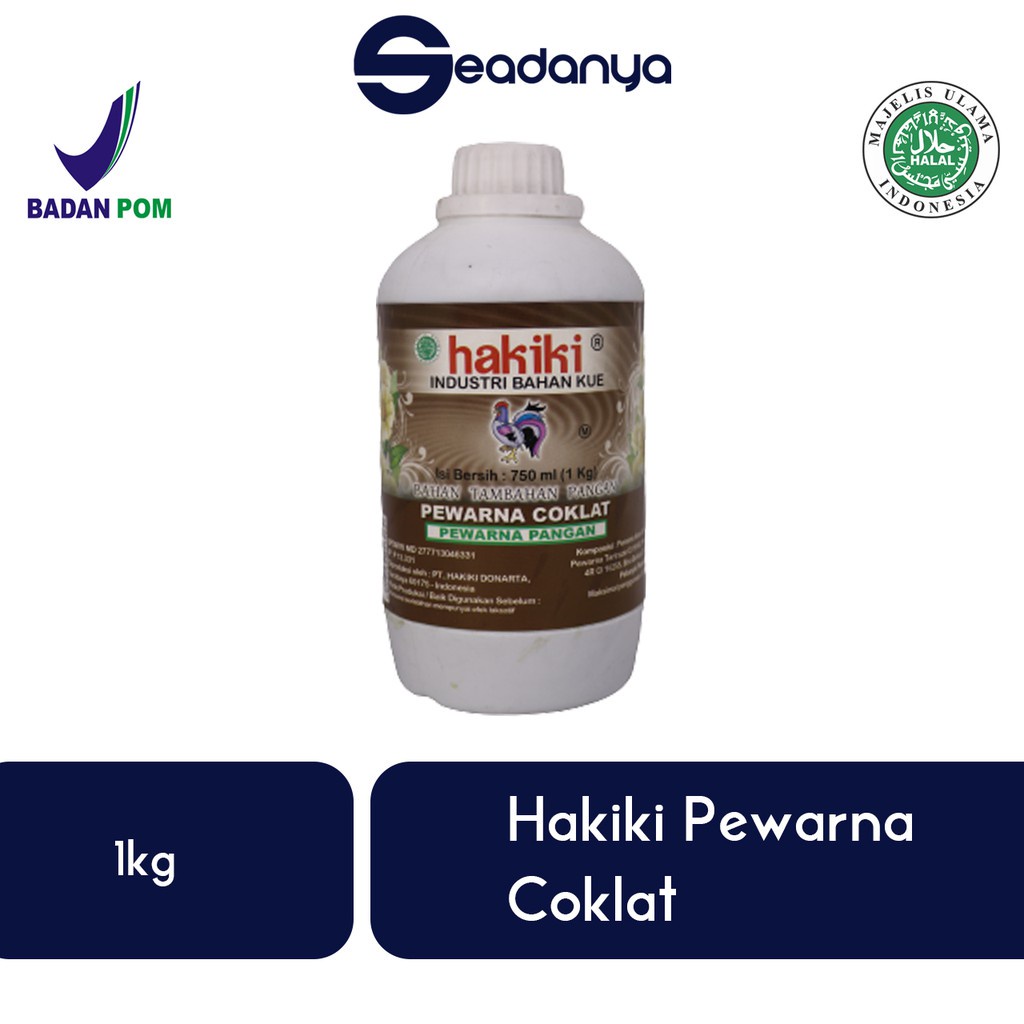 

Hakiki Pewarna Cokelat Sumba Coklat 1kg -Halal MUI BPOM