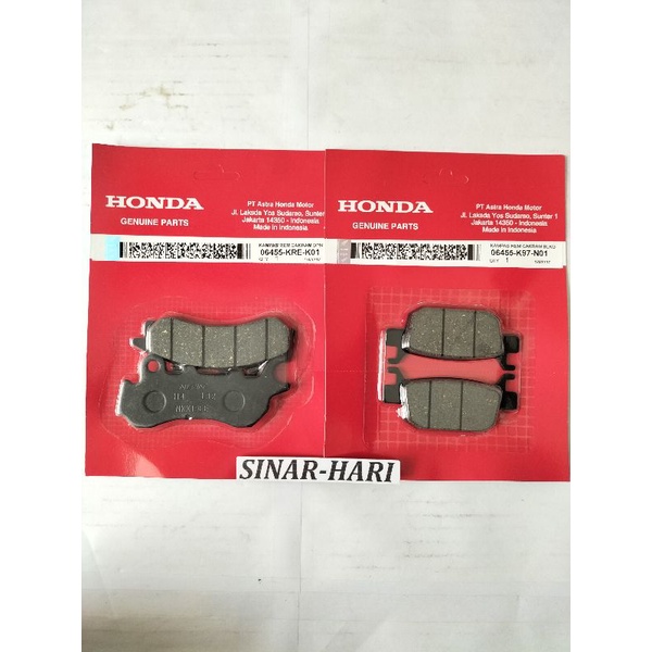 DISPED DISPET SET ,KRE,K97, DEPAN BELAKANG HONDA AHM UNTUK MOTOR PCX