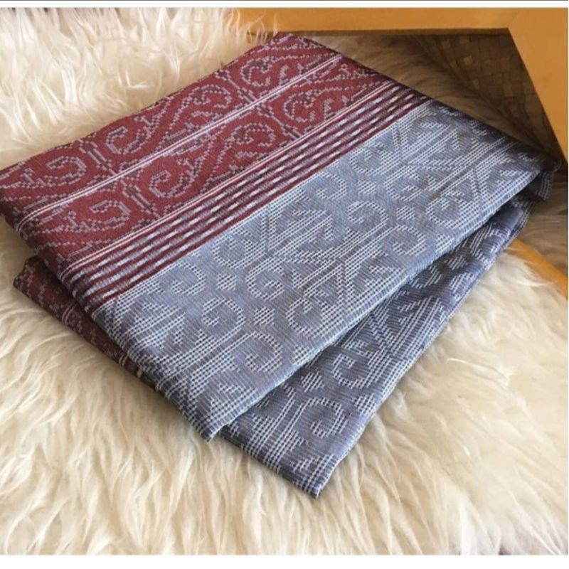 Songket Baron Silver | Songket Motif Batak Gorga | Songket Silver Batak