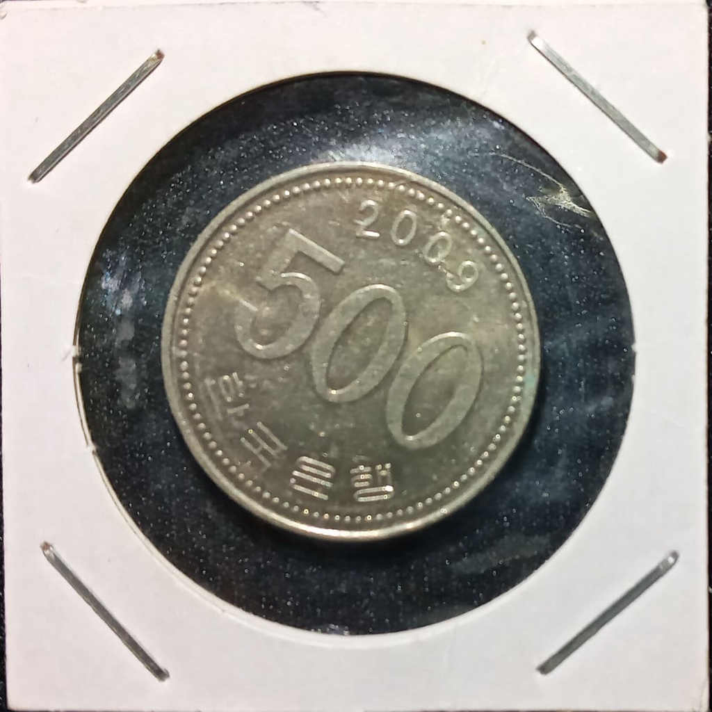 Uang Koin Kuno Korea Selatan 500 Won