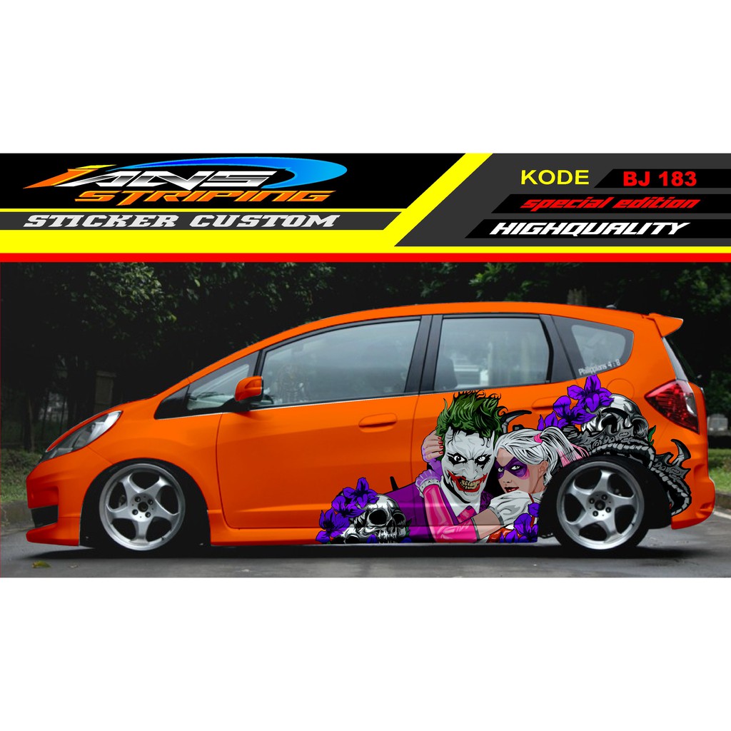 STIKER MOBIL HONDA JAZZ ALL JOKER