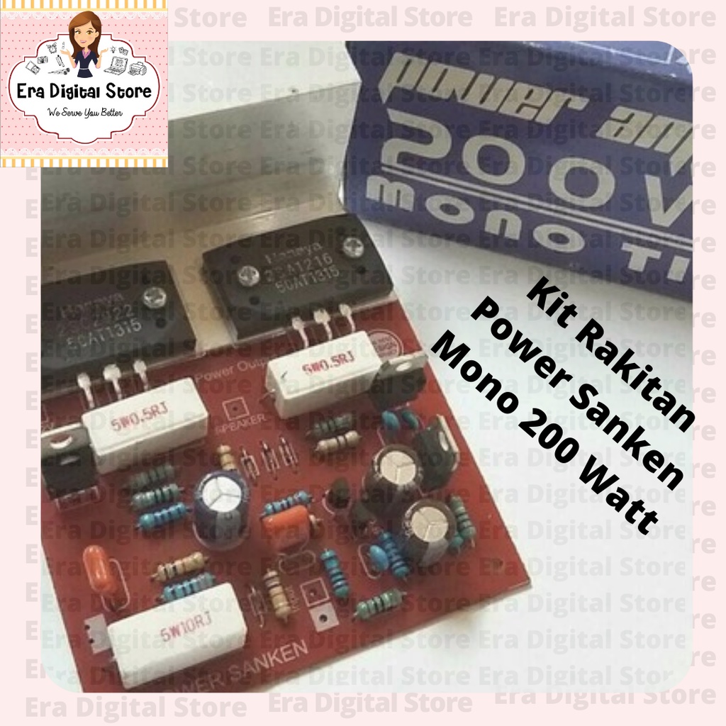 Kit Rakitan Power Sanken Mono 200 Watt