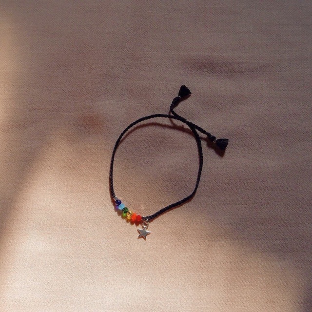 Allside Gelang tali / Gelang Gypsy / Gelang Boho rainbow star