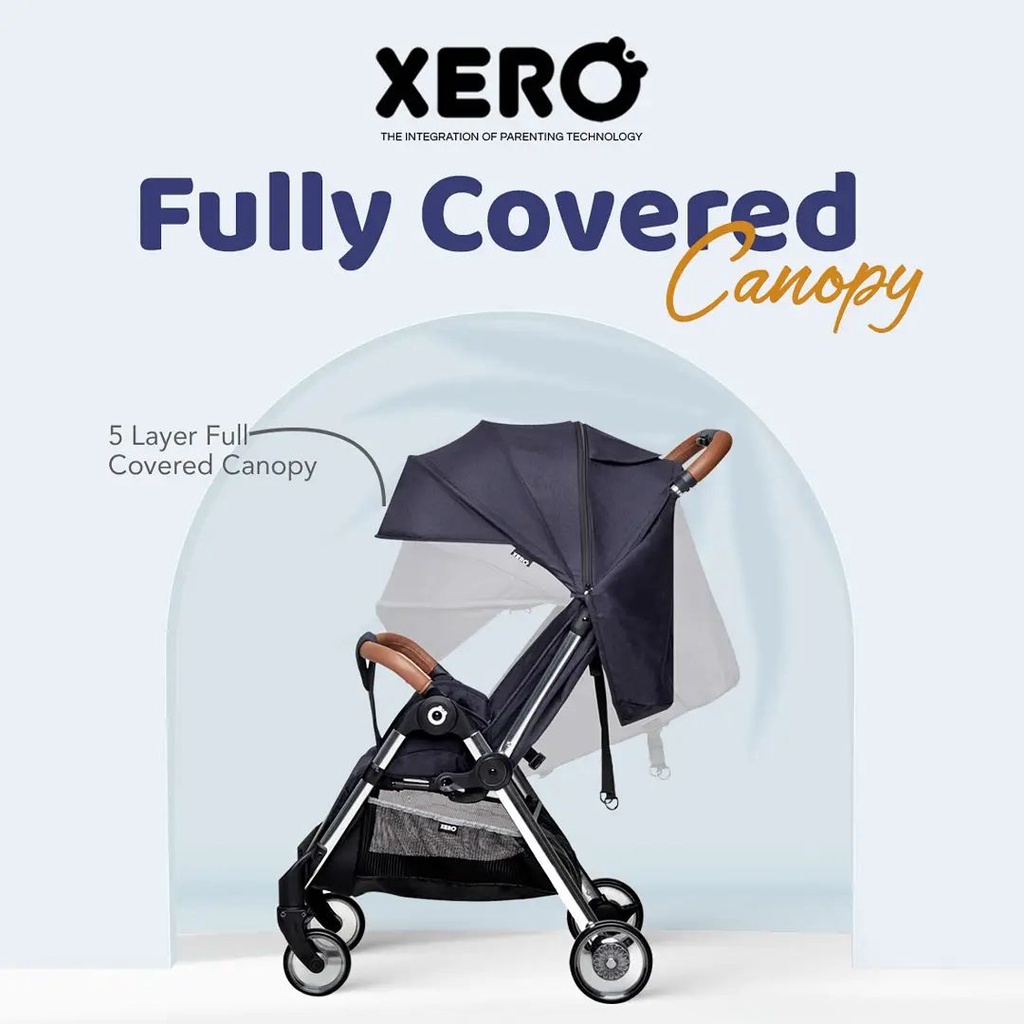 Xero Stroller Auto Fold Cabin Size