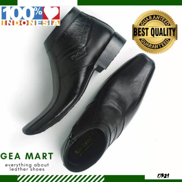 Sepatu Pantofel Pria Boot/ Sepatu Formal Pria Tanpa Tali/  Sepatu Boots
kulit asli 0321