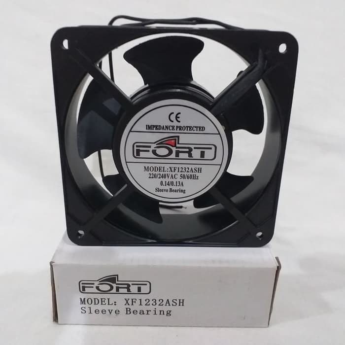 Kipas Fan AC 12X12 cm Body Besi FORT/ Axial Blower Fan 4&quot;