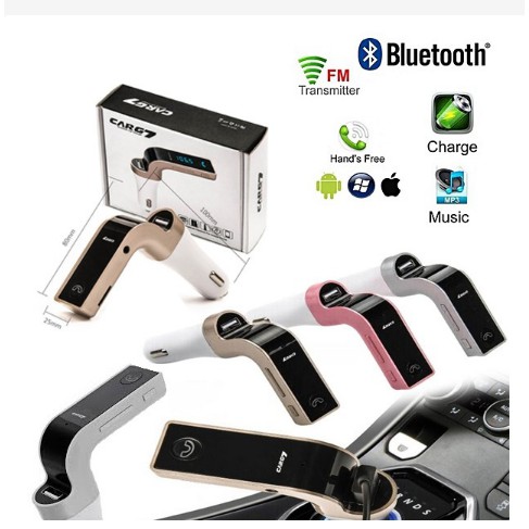 Trend-Car G7 FM Modulator Bluetooth with Car Charger Support Handsfree