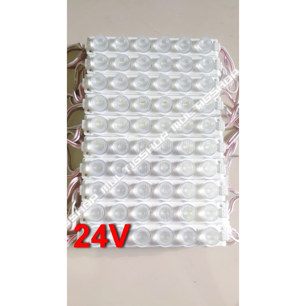 100Pcs Modul 3030 6 LED Tipe 13620 24V - Putih