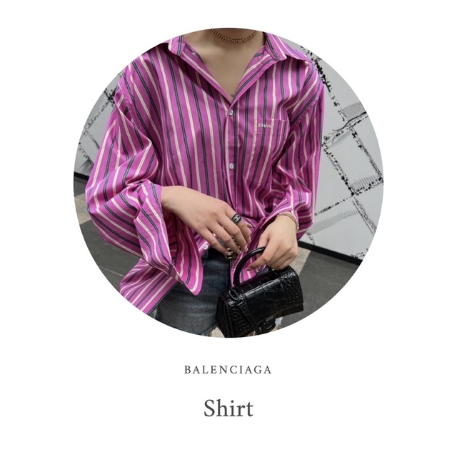 kemeja balenciaga / baju atasan kemeja lengan panjang korean style koleksi premium