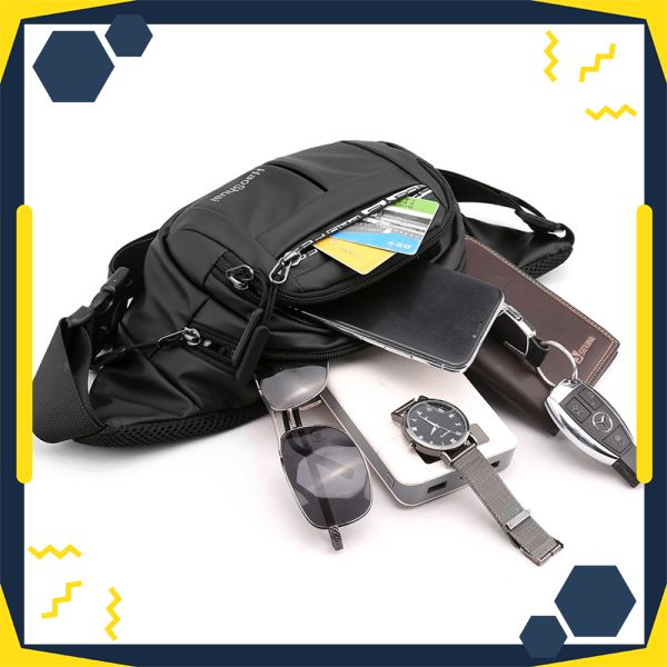 Tas Selempang WaistBag Anti Air  HAOSHUAI 802 ORIGINAL