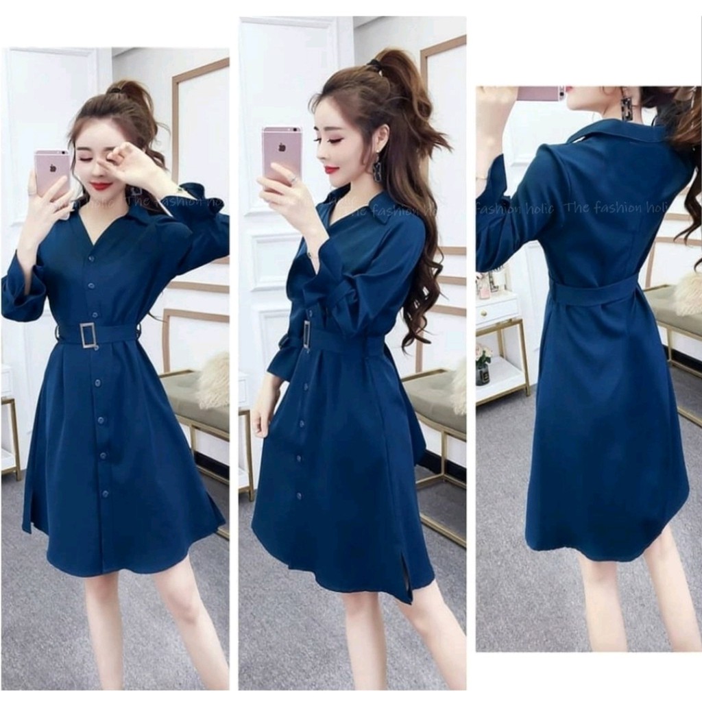 [VLFK] Dress Veloza / Dress Korea / Dress Terbaru Wanita / Dress / Dress Casual / Dress Terbaru Wanita