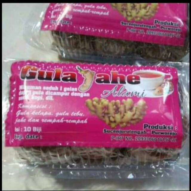 

Gula Jahe Asli