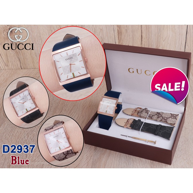 CK04 Watch Gucci Set D2937 (SALE) JAM TANGAN WANITA JAM TANGAN IMPOR