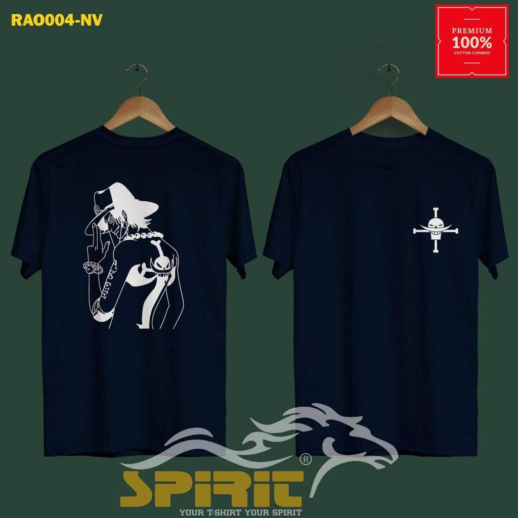 Kaos one piece portgas d ace all size pria wanita