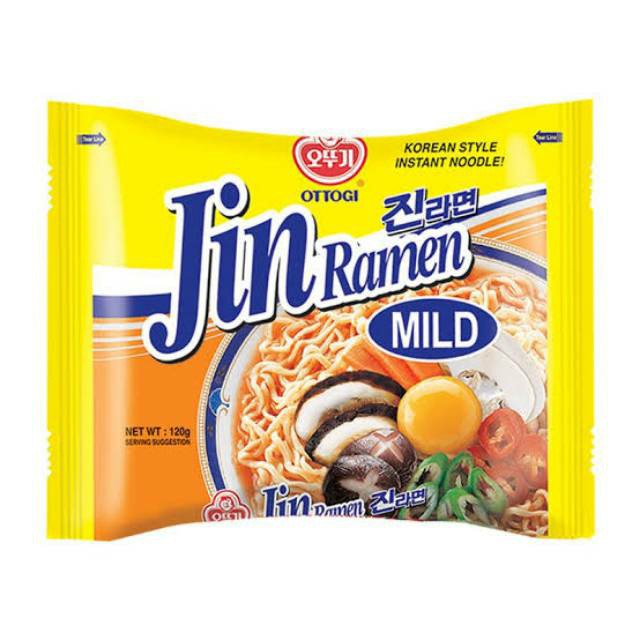 

OTTOGI JIN RAMEN MILD / KOREAN STYLE INSTAN NOODLE / JIN RAMYEON OTTOGI 120gr