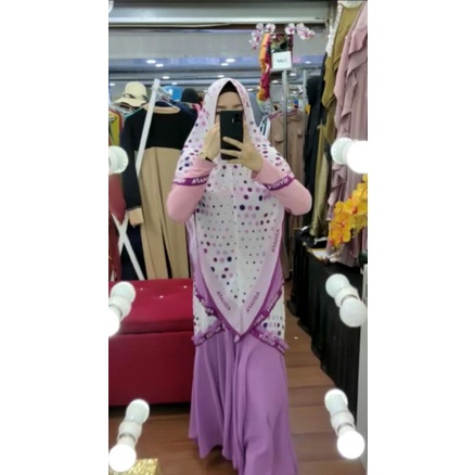 Gamis Set Syari Ceruty ORI Hatun Series By Ashafa Syari