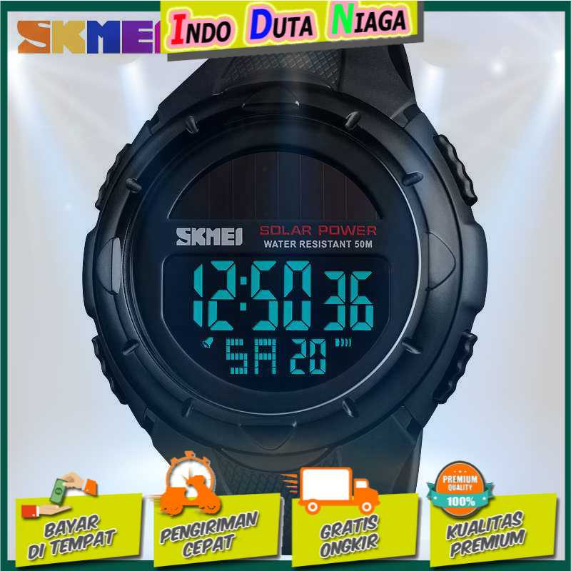 IDN - SKMEI Jam Tangan Tenaga Solar Pria Digital - 1405