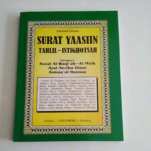 Surat YAASIIN Tahlil-Istighosah