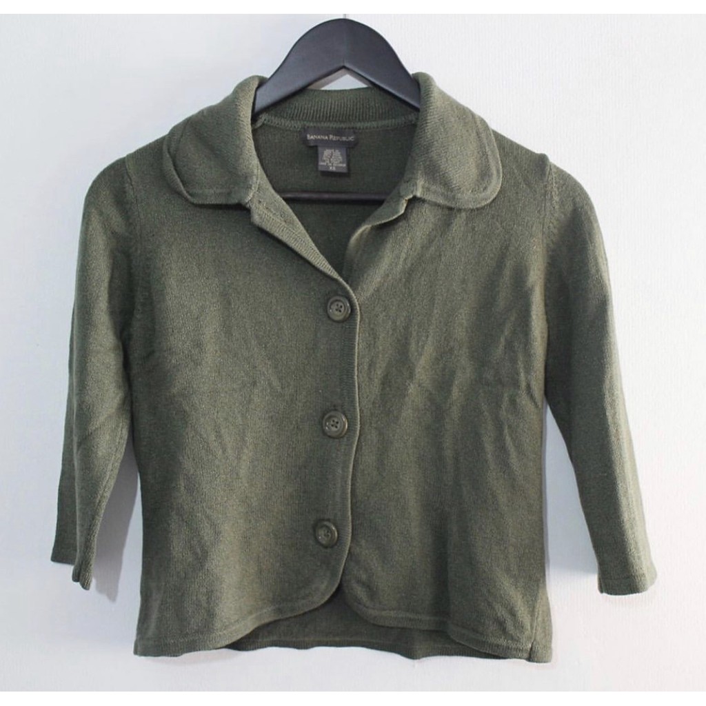 Atasan Baju Wanita Soft Knit Cardigan Banana Republic