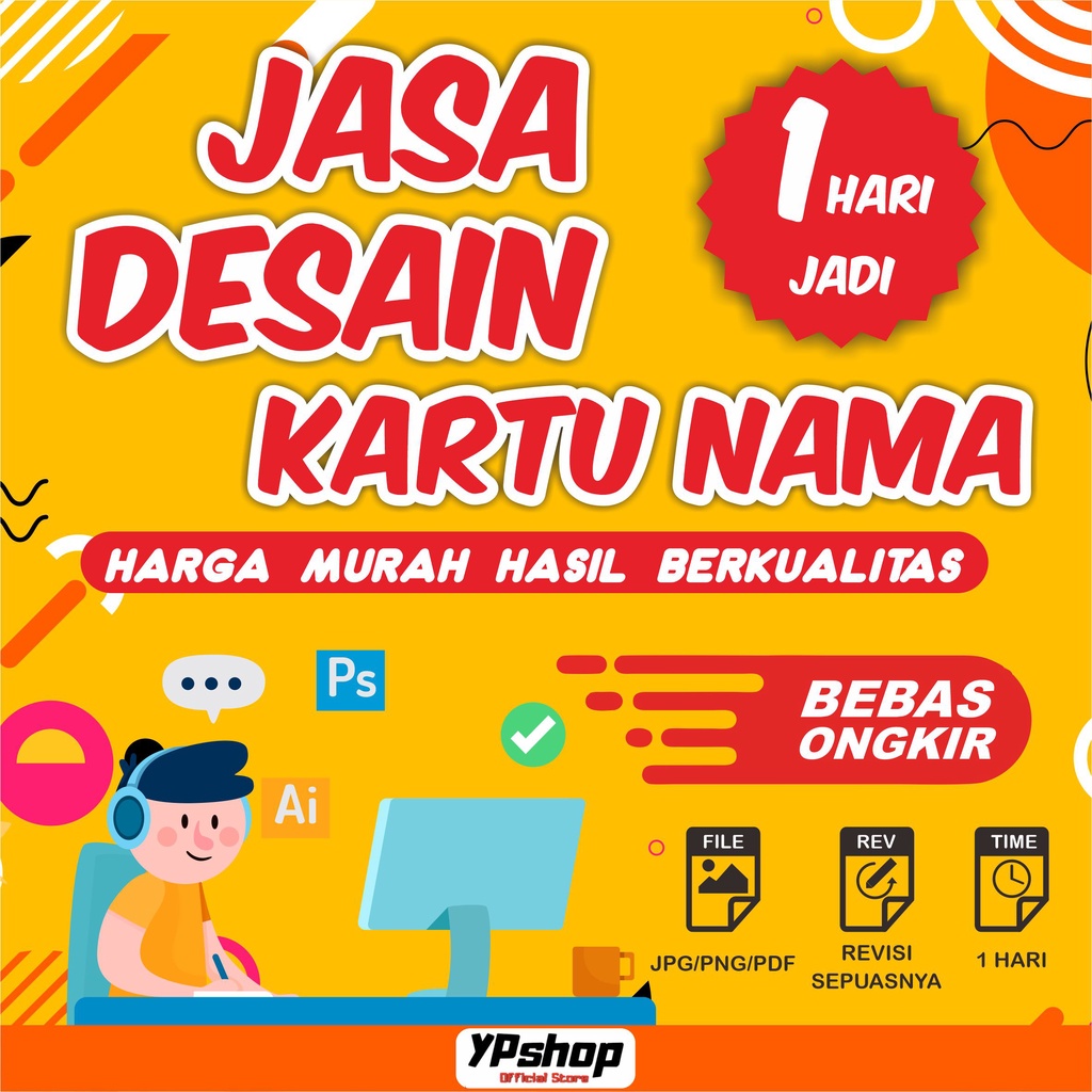 Jasa Desain Kartu Nama, Id Card,Banner,Brosur,Logo