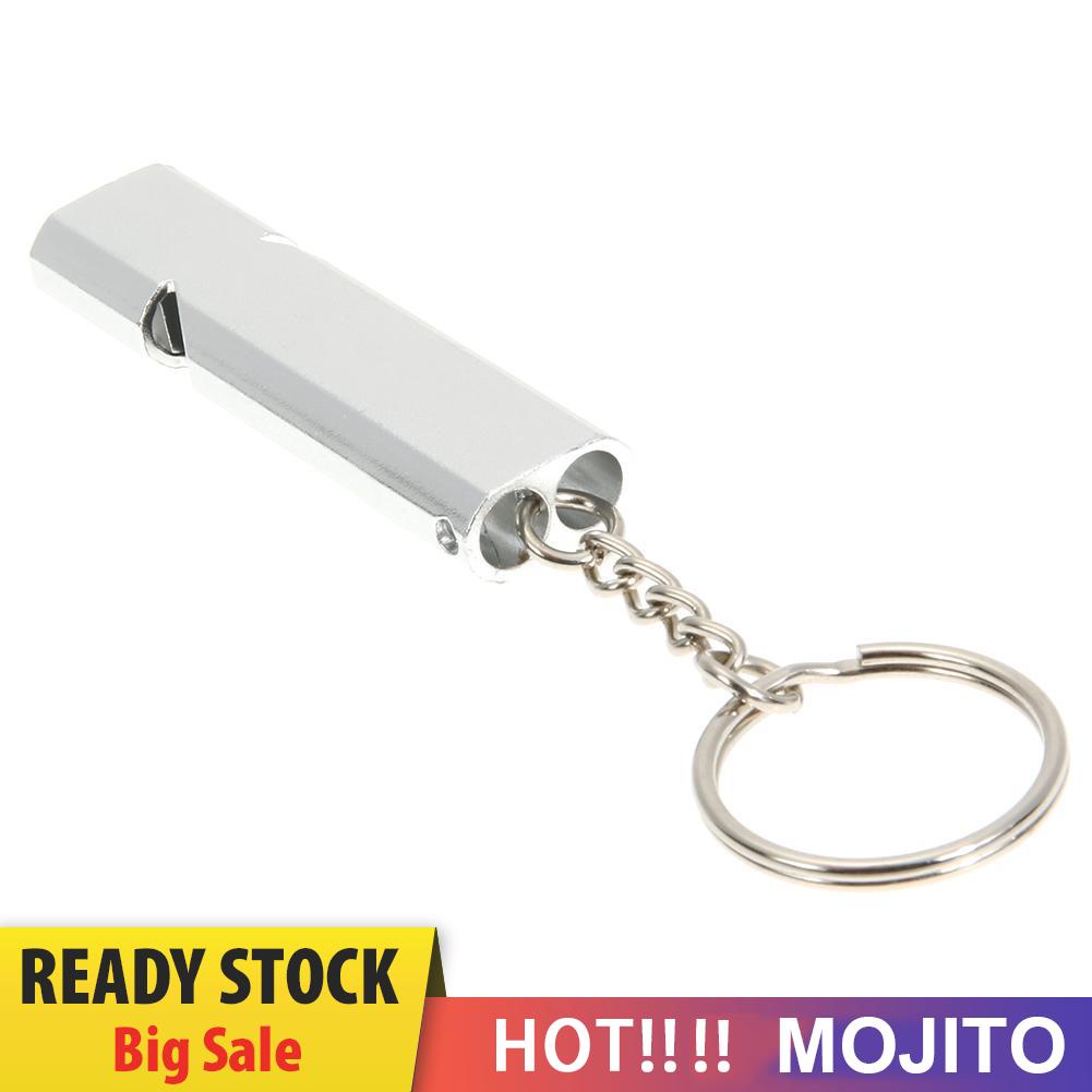 MOJITO Outdoor Camping Hiking Tool Aluminum Alloy Emergency Survival Whistle