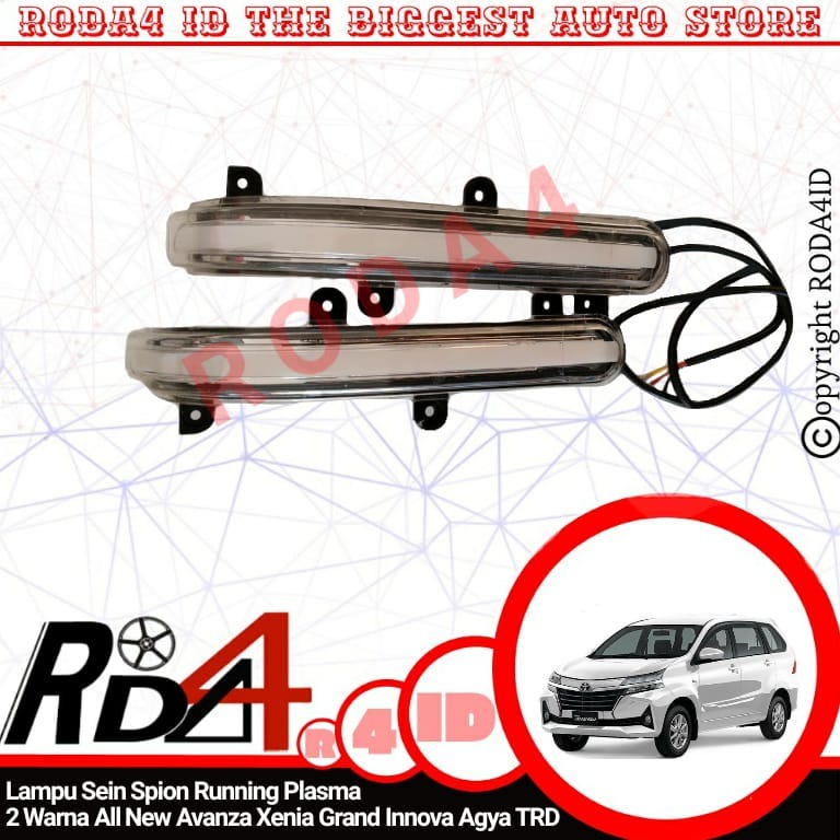 Lampu Sein Spion Running Plasma 2 Warna All New Avanza Xenia Grand Innova Agya TRD