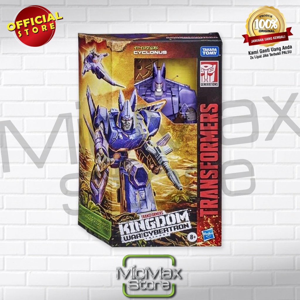 Transformer WFC Kingdom Voyager WFC-K9 Cyclonus TFOF0692 Hasbro