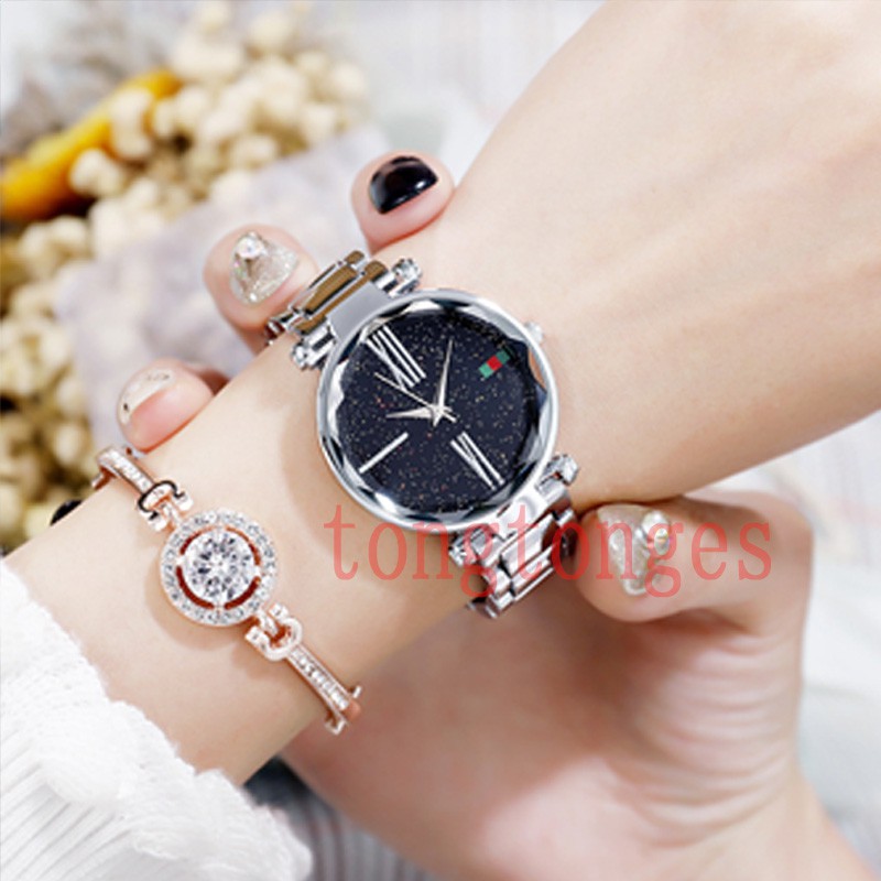 ✅[COD] Jam Tangan Wanita Rantai Magnet Crystal Kristal Murah Fashion Watch W96