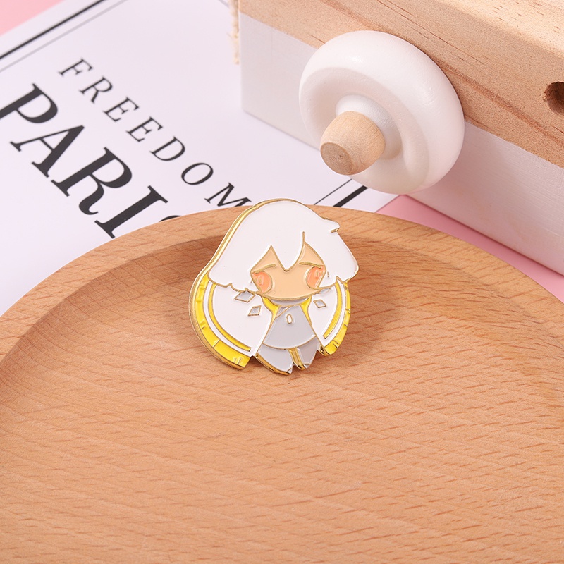 Bros Pin Desain Anime Perempuan Elves Untuk Hadiah Teman