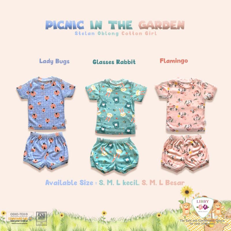 Libby setelan oblong cotton tipis girl series
