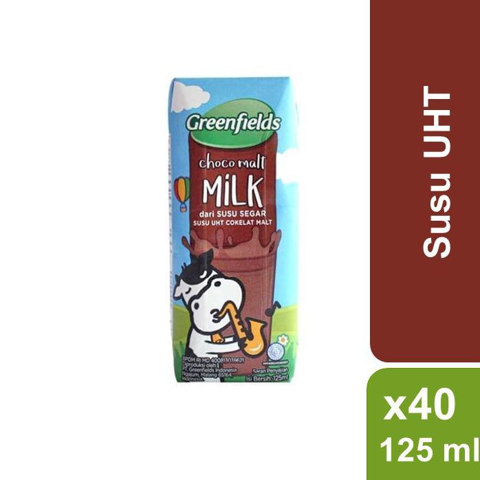 

BISA COD GREENFIELDS CHOCO MALT 40 x 125 ml ( KARTON ) GRATIS ONGKIR [Kode 1|Kode 2|Kode 3|Kode