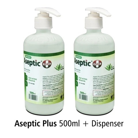 New ONEMED Aseptic plus Aloe Vera 500 ml/ hand sanitizer pump