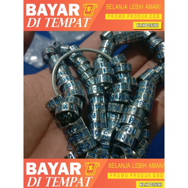 Ring MERPATI BUTIR Baja Ketok PENDAMPING