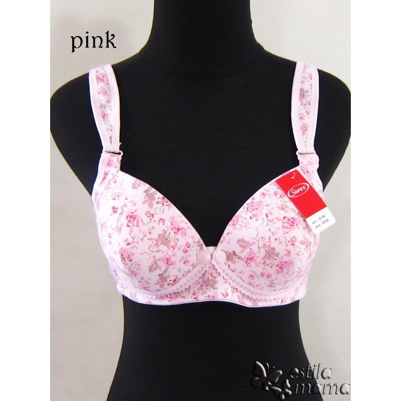 SOREX BH Menyusui / Nursing Maternity BRA 8108 Tanpa Kawat + Busa sedang