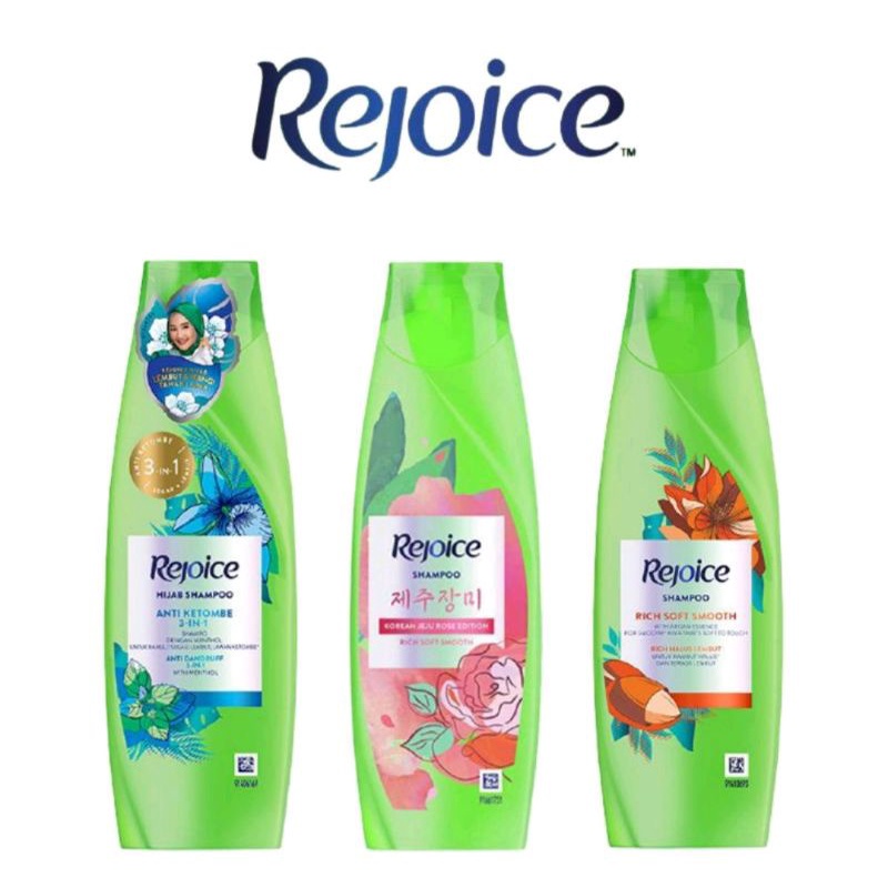 Rejoice Shampoo 150ml /340ml Rich Soft Smooth/Anti Ketombe/Korean Jeju/ Condisioner