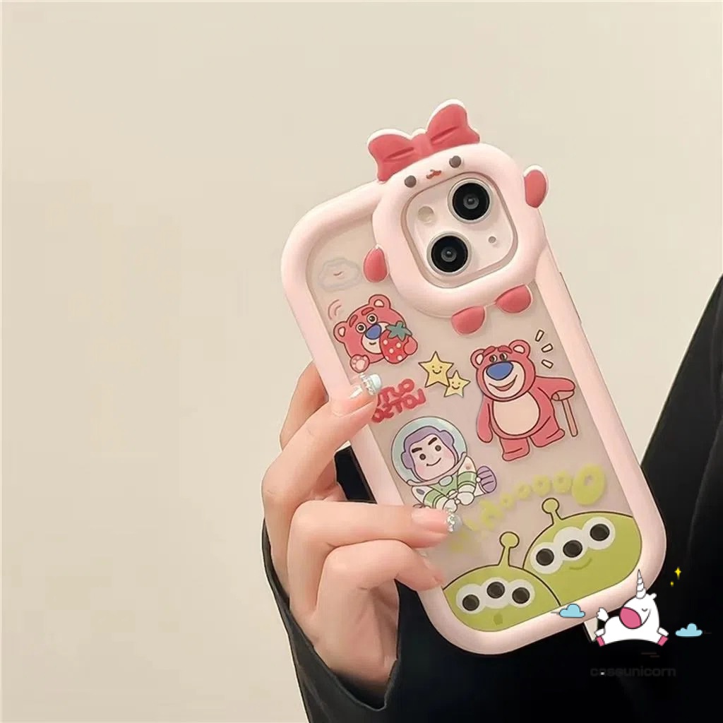 Kartun Busur Monster Lensa Lembut Toy Story Case Vivo Y20 Y35 Y22 Y15s Y16 Y02s Y21 Y15A V25 V25E Y12 Y11 Y51 Y31 Y53s Y51A Y15 Y20s Y30 V23 V23E T1 Y55 Y17 Y91 Y91C Y20i Y12s Y33S Y75