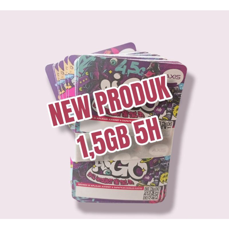 VOUCHER AXIS AIGO 1,5GB 5HARI BONUS LOKAL CILACAP TOTAL 2,5GB