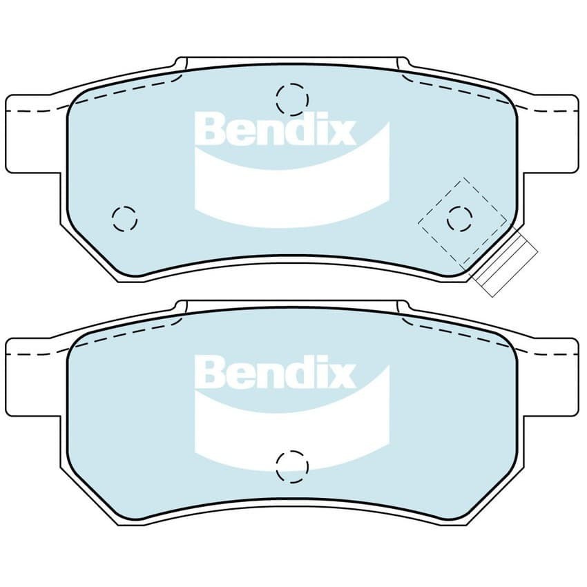 Kampas Rem Belakang Jazz City Genio Estilo BENDIX Brake Pad DB 1163