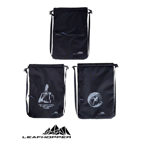 Tas Ransel Serut Waterproof / Tas Serut Sepatu Futsal / Tas Serut Outdoor LEAFHOPPER