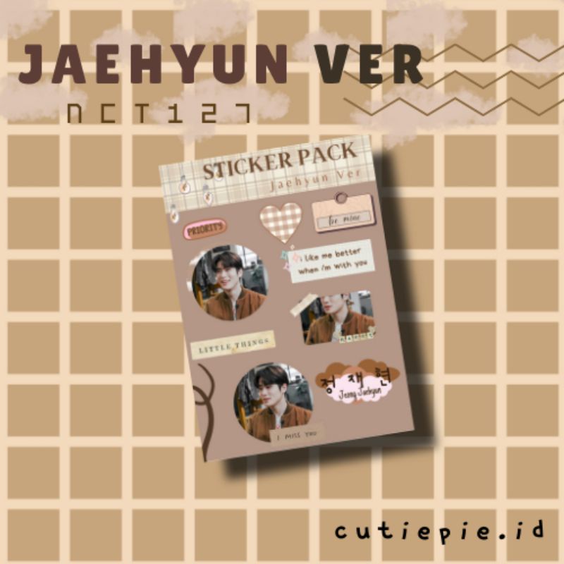 

[ready stock] DECO STICKER JAEHYUN NCT VER STIKER VINLY STICKER NCT 127 NCT DREAM NCT DEKORASI DAILY JOURNAL STIKER FANMADE