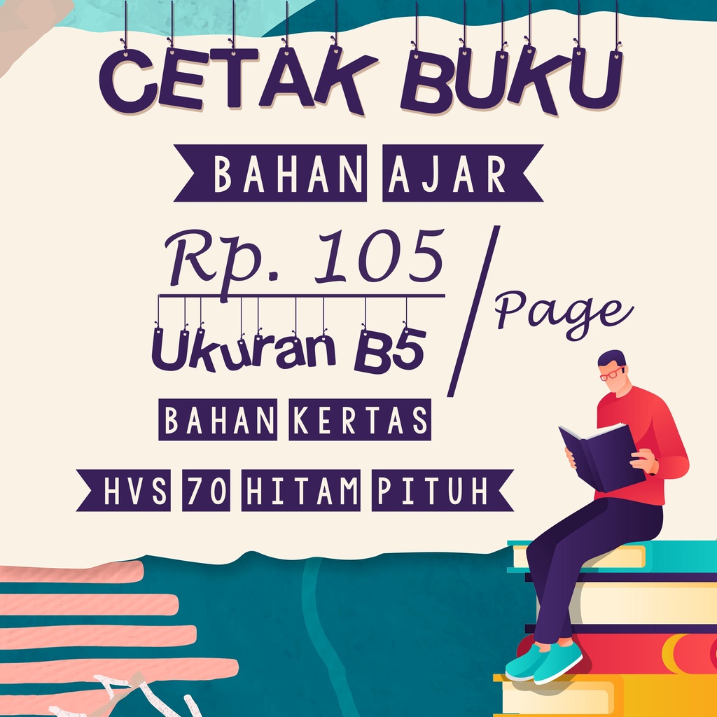 

CETAK BUKU/ TUGAS SEKOLAH PRINT CEPAT UK B5 KERTAS HVS 70 HITAM PUTIH