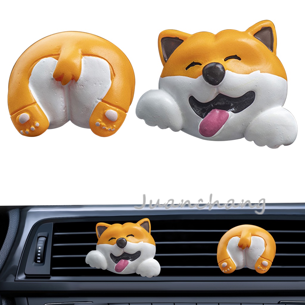 Pengharum Ruangan Mobil Kartun Hewan Ventilasi Parfum Diffuser Interior Mobil Parfum Ac Outlet Klip Aromaterapi Vent Clip