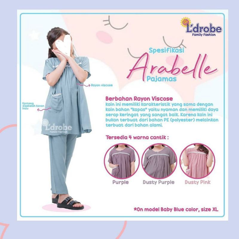 Piyama Anak Cewe Arabelle [Makassar]